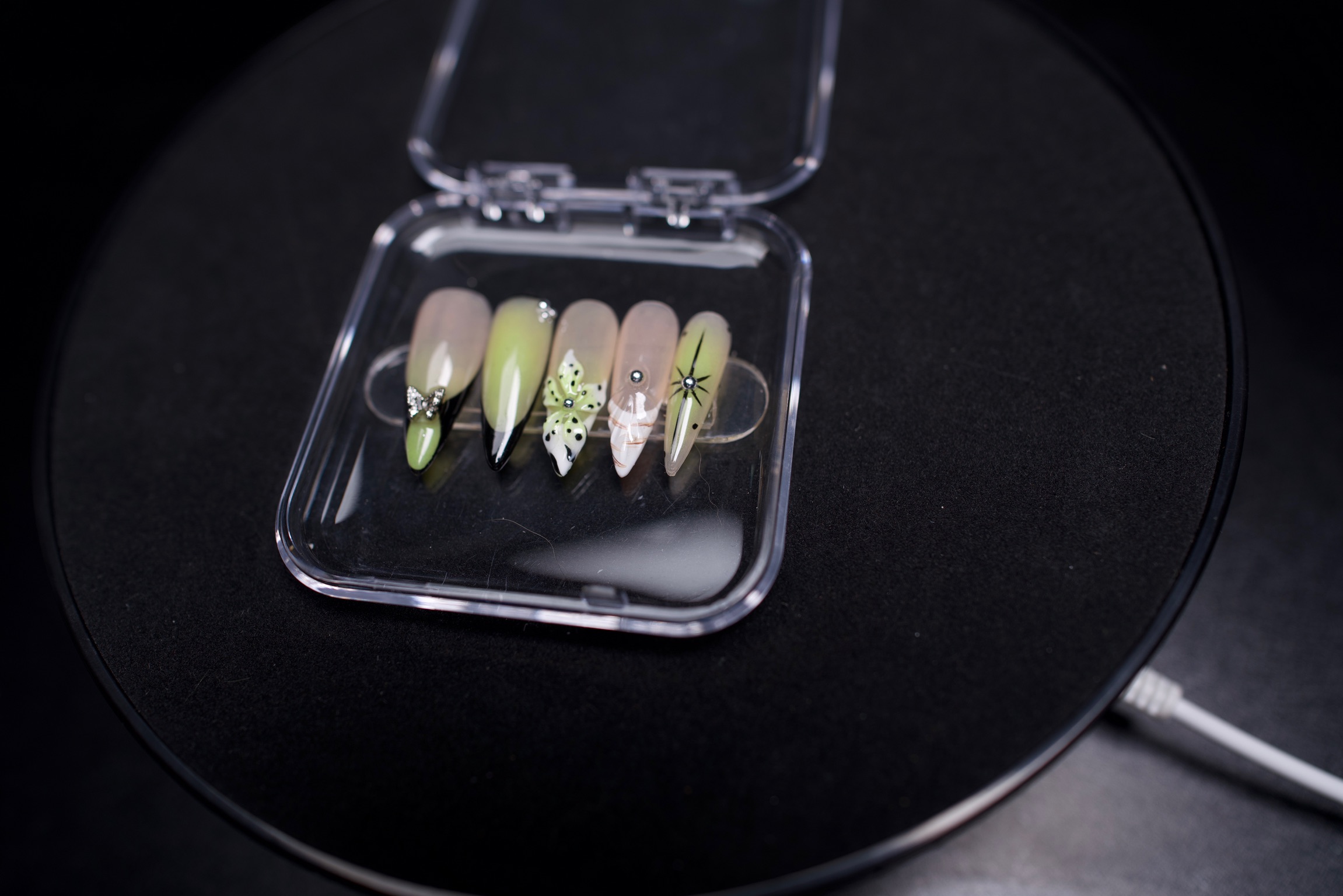Dusty Plum press-on nail set